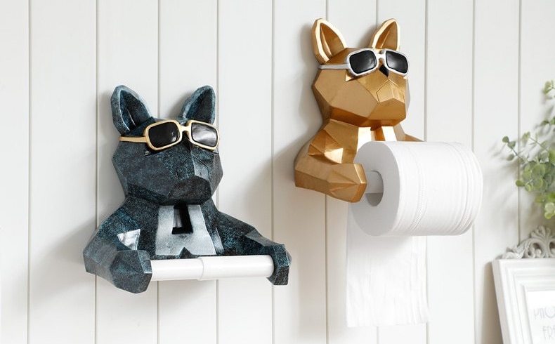 Geometric Animal Toilet Paper Holder