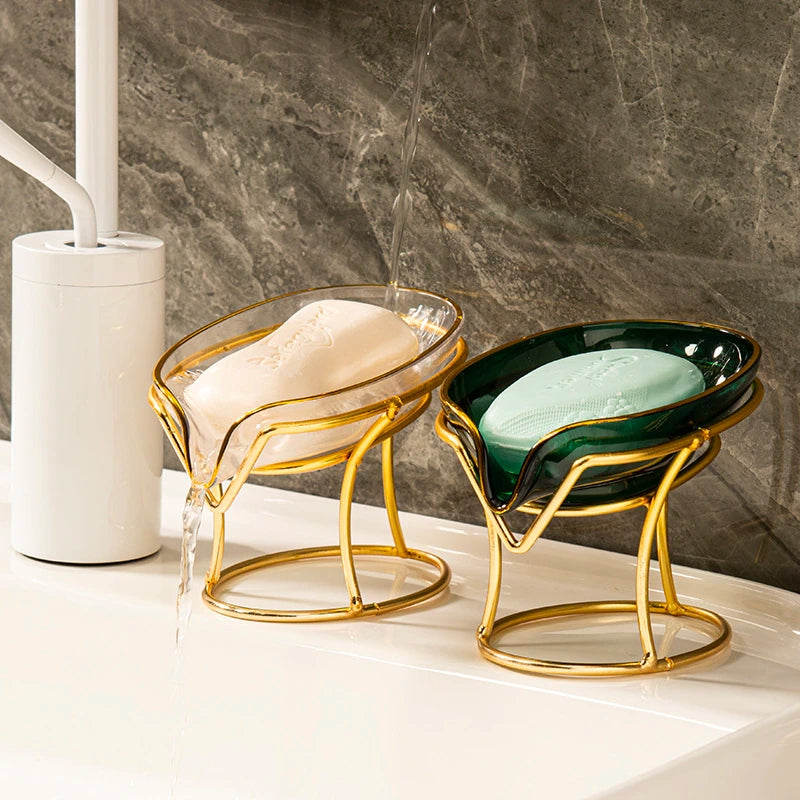 Elegant Bathroom Elevated Draining Soap Dish