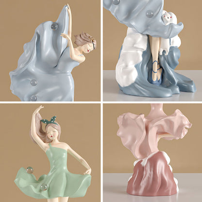 Dancing Ballet Girl Figurine