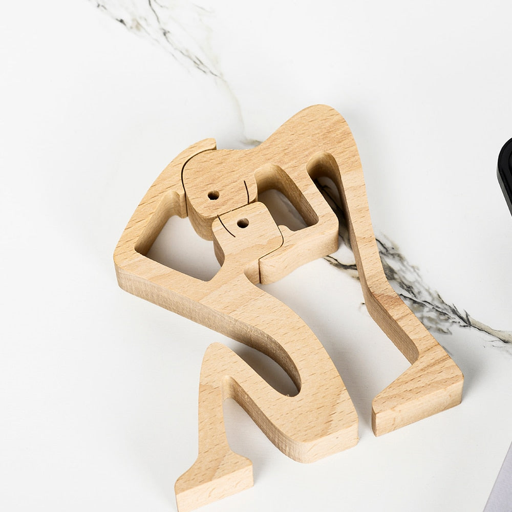 Wooden Lover Figurines