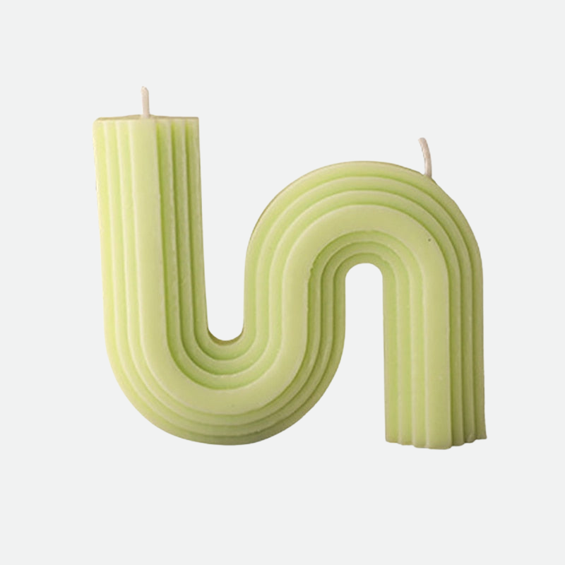 Optical Texture Decorative Candles