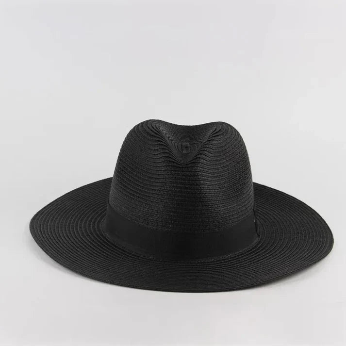 Traditional Ecuador Panama hat with classic hatband