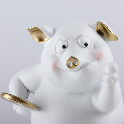 Cartoon Pig Figurines