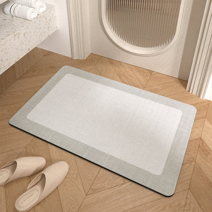 Non-Slip Minimalism Bathroom Floor Mat - Super Absorbent, Easy to Clean