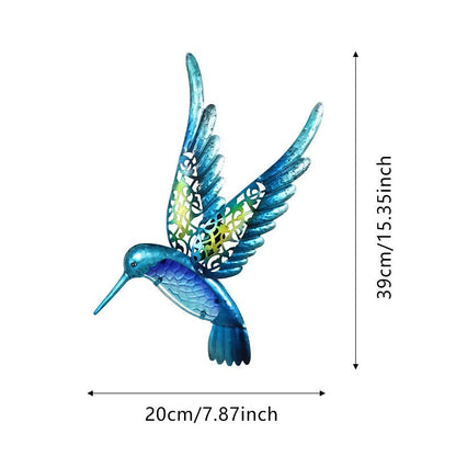 Iron Hummingbird Wall Decor