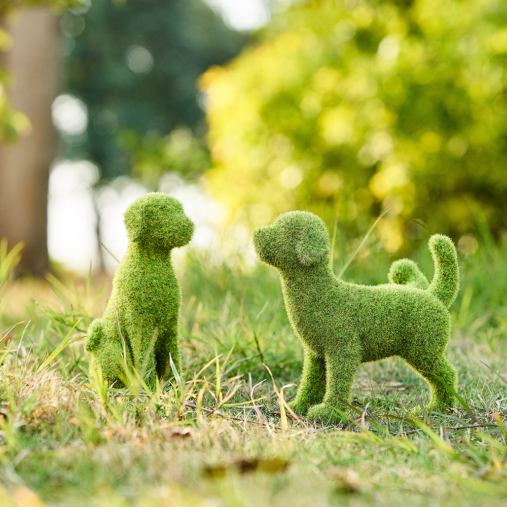 Garden Puppy Decor