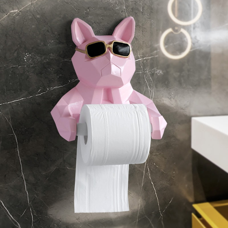 Geometric Animal Toilet Paper Holder