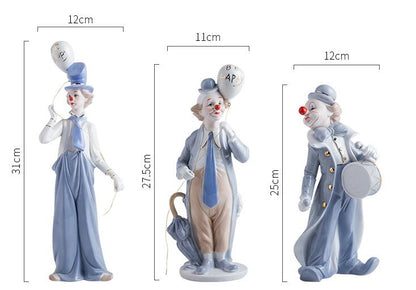 Circus Clown Figurines