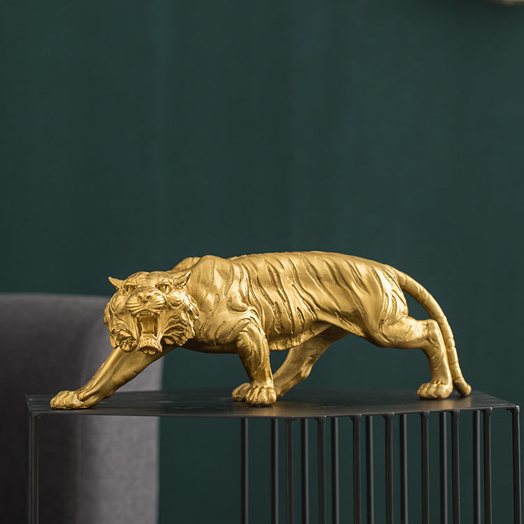 Golden Bull & Bear Statues