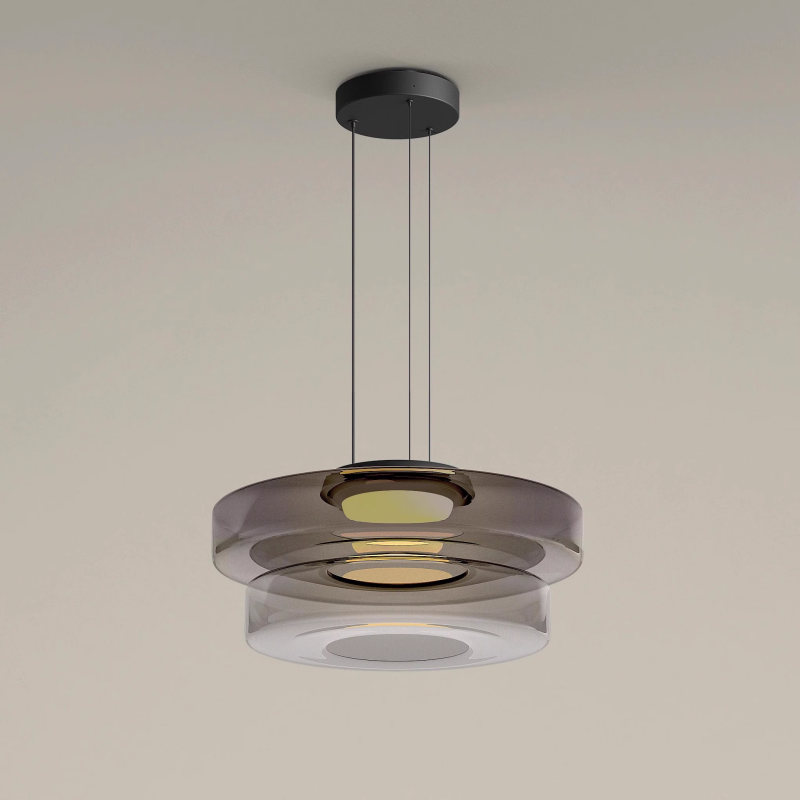 Glass pendant lights in Bauhaus style lamp