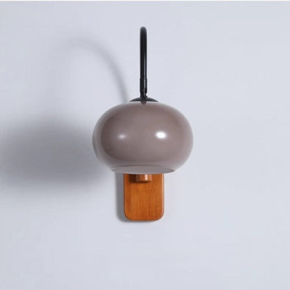 Bauhaus Persimmon Rotatable Glass Wall Light