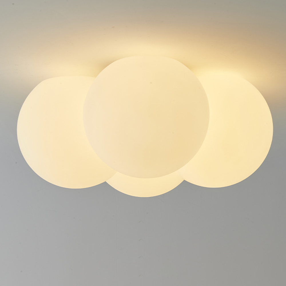 White Cloud Bubbles Ceiling Light - Modern LED Fixture for Living Room, Bedroom, Hallway