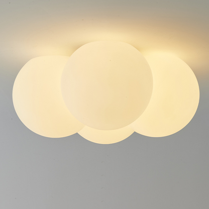 White Cloud Bubbles Ceiling Light - Modern LED Fixture for Living Room, Bedroom, Hallway