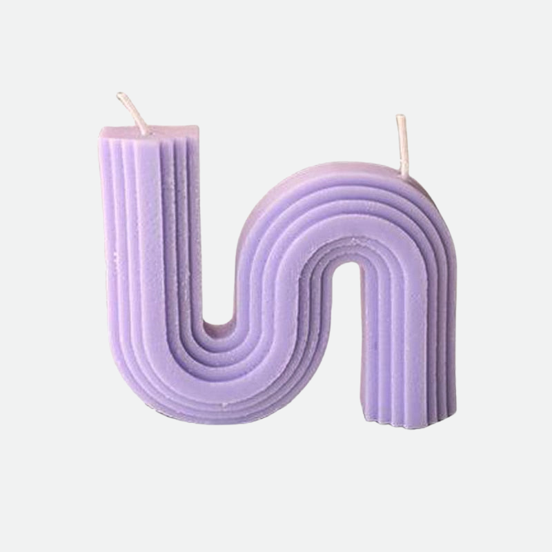 Optical Texture Decorative Candles