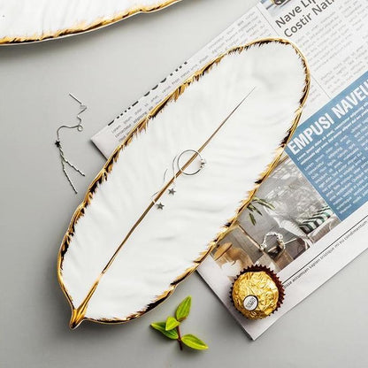 Ceramic Feather Tray