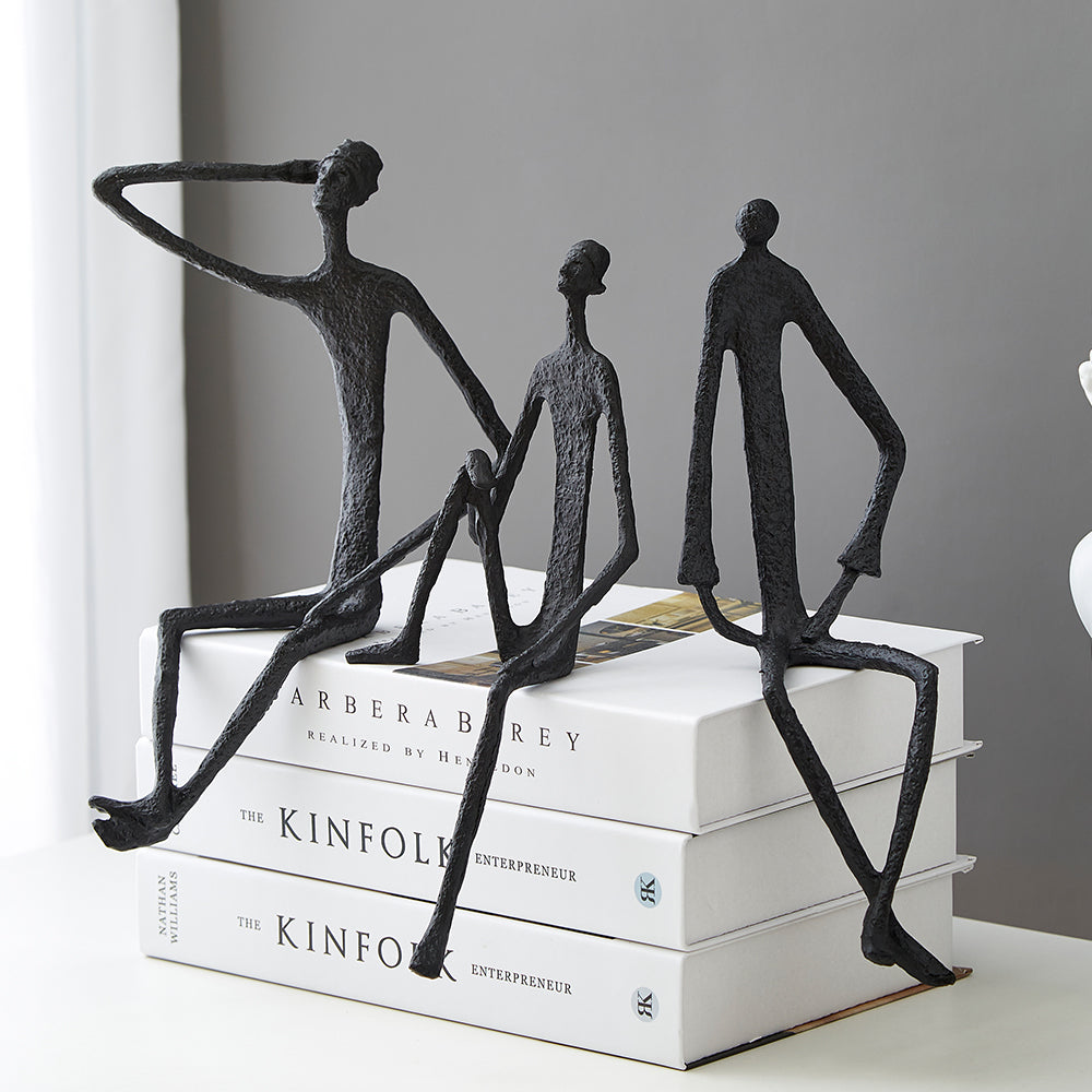 Metal Abstract Figurines