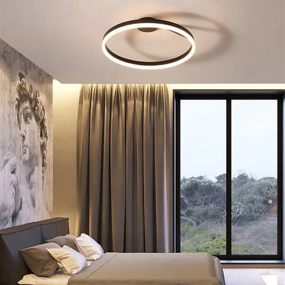 ArishaGlow - Elegant LED ceiling lamp in gold and metal