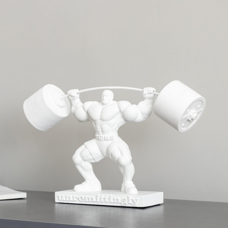 Weightlifting Hercules Decor Statue