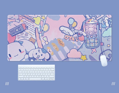 Cinnamoroll Kuromi Deskmat