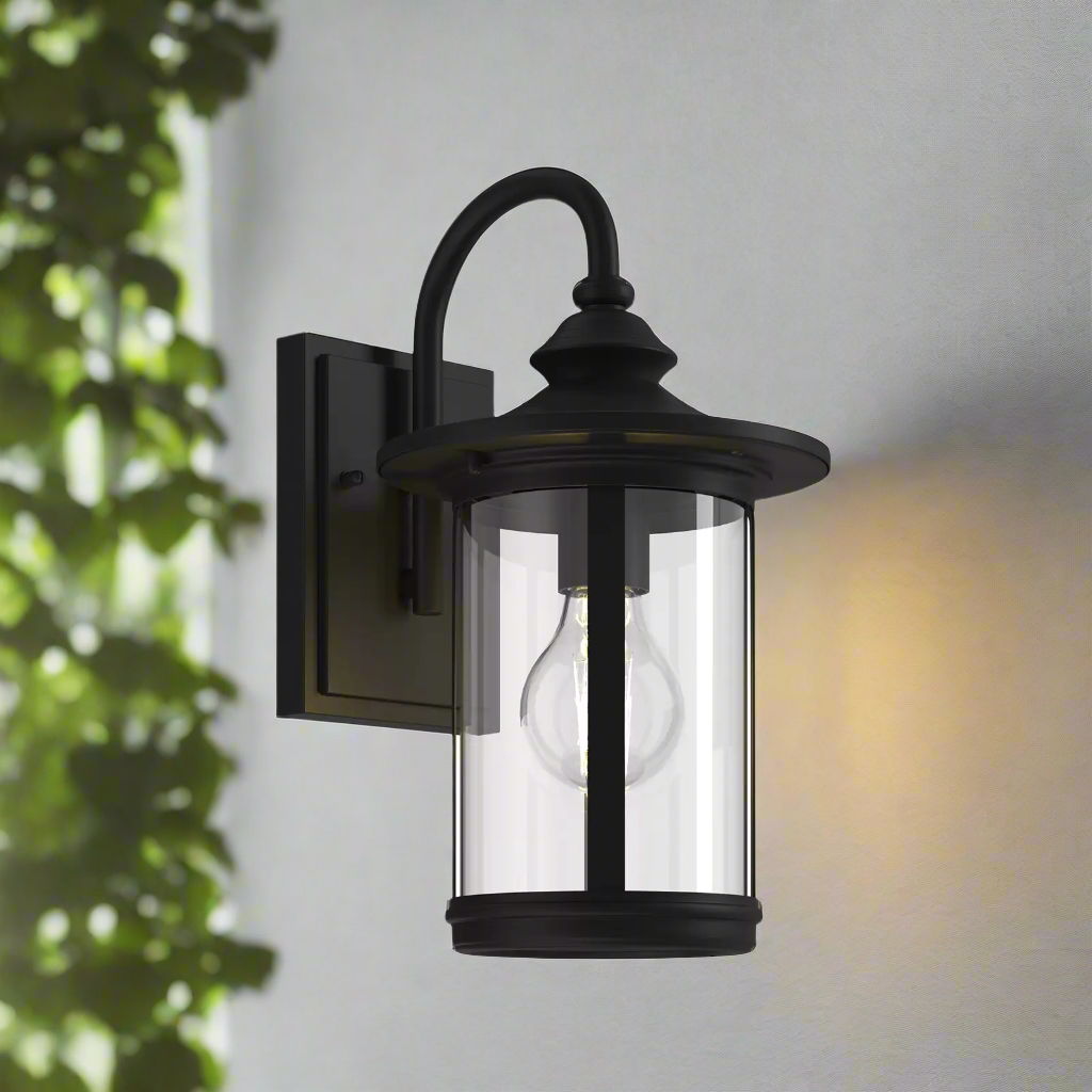 ÉclatAntique - Zayn Wall Lamp in Black Aluminum