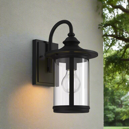 ÉclatAntique - Zayn Wall Lamp in Black Aluminum