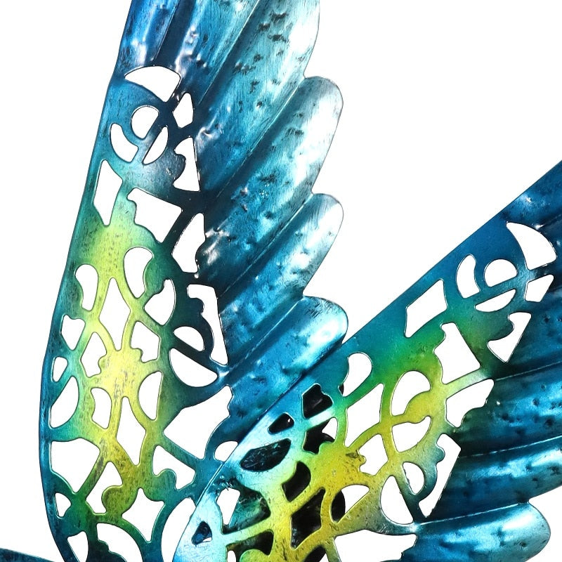 Iron Hummingbird Wall Decor