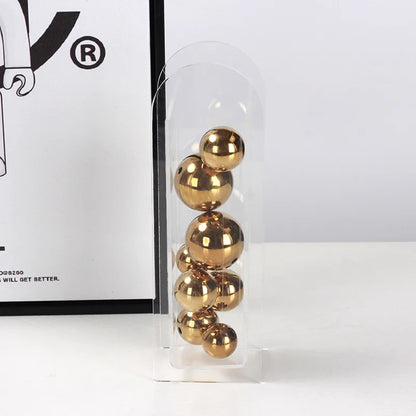 Metallic Ball Abstract Vase