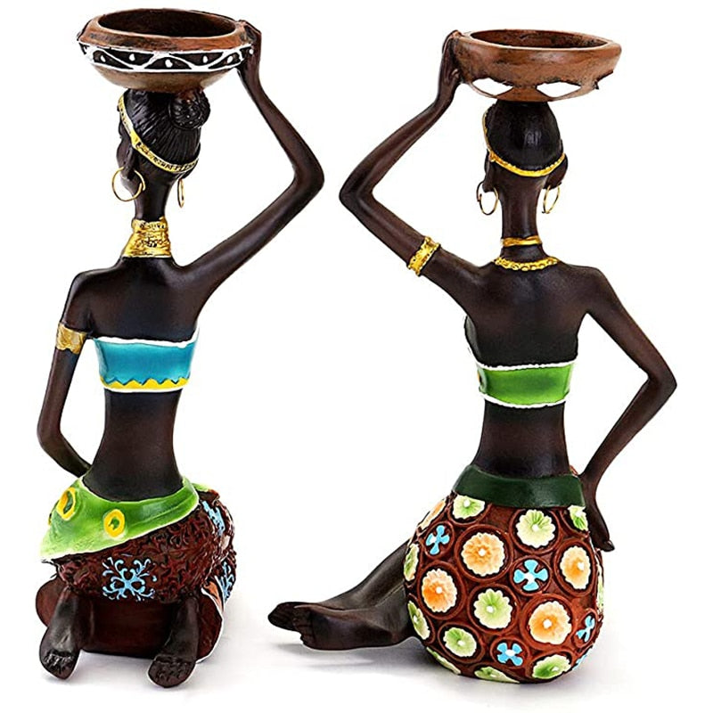 Tribal African Candle Holder