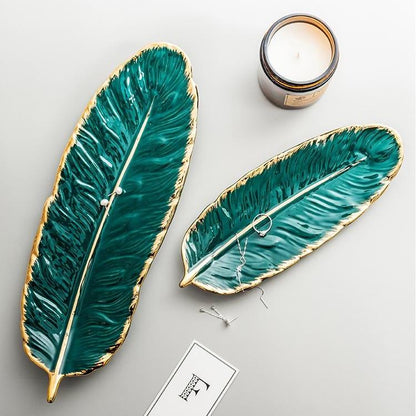 Ceramic Feather Tray