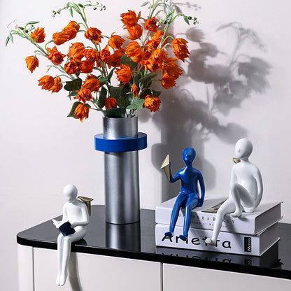 Abstract Bookshelf Statuette