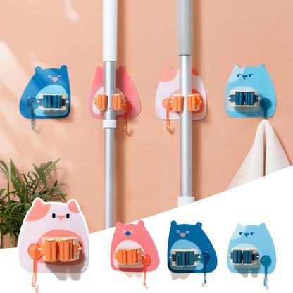 Single Cartoon Mop Holder