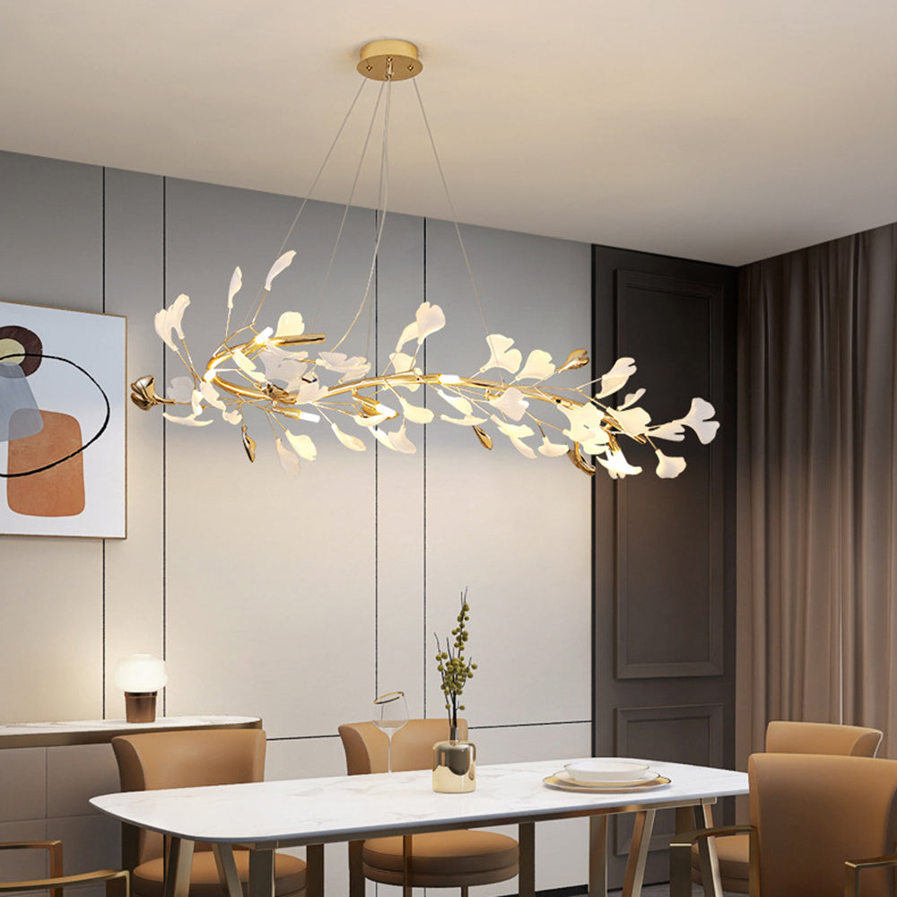 LeafLuxe - Design ceramic chandelier for a refined interior