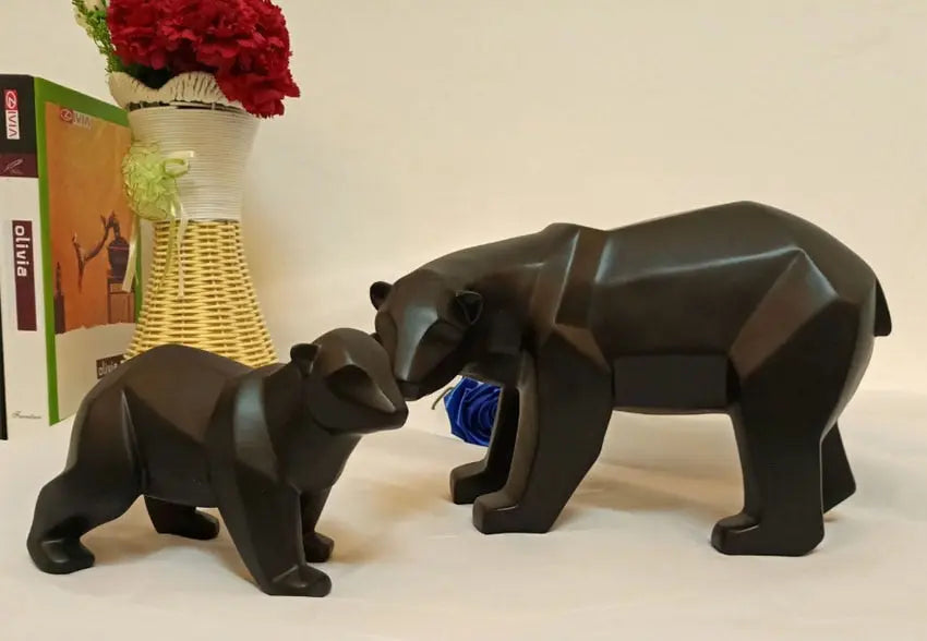 Abstract Bear Sculpture