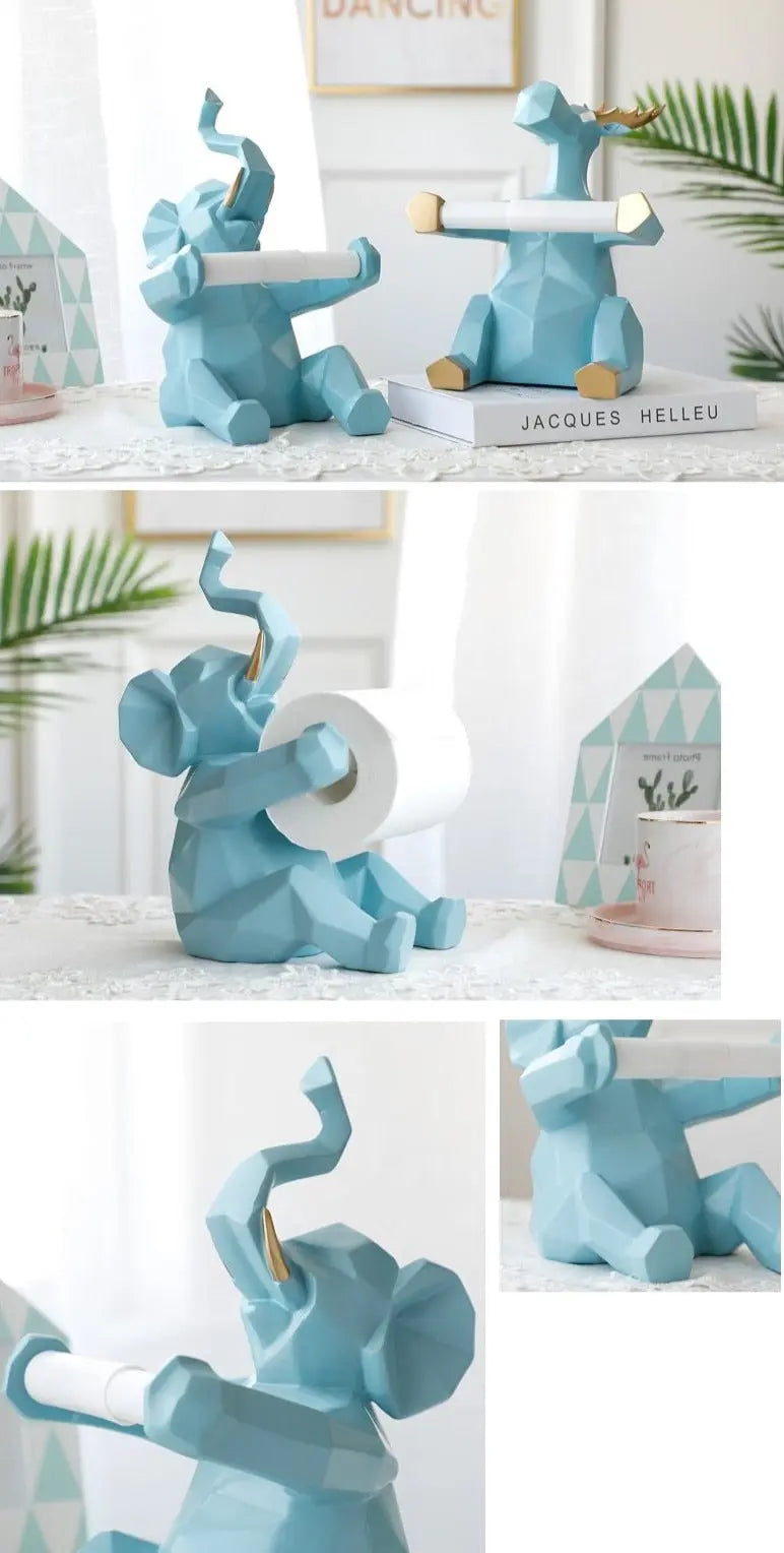 Abstract Elephant Tissue Holder