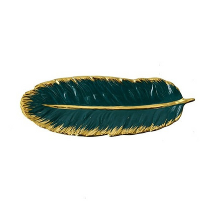 Miravique Ceramic Feather Tray