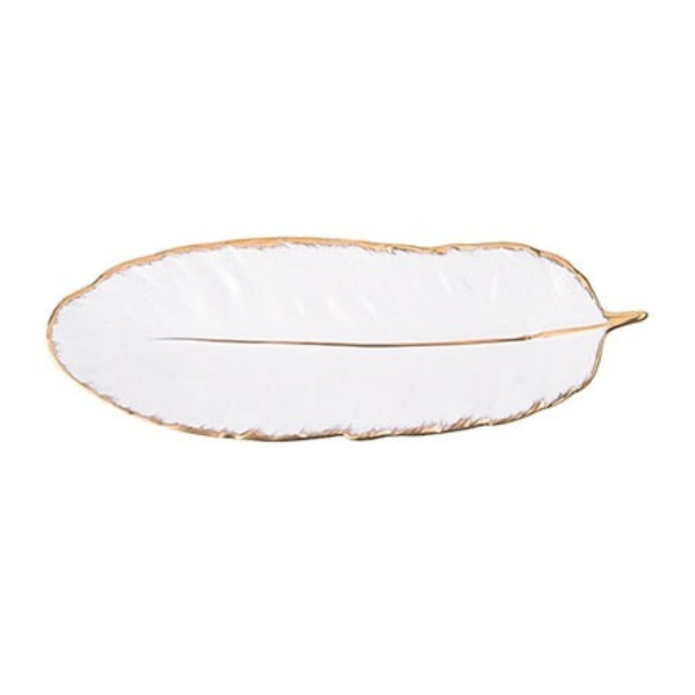 Miravique Ceramic Feather Tray