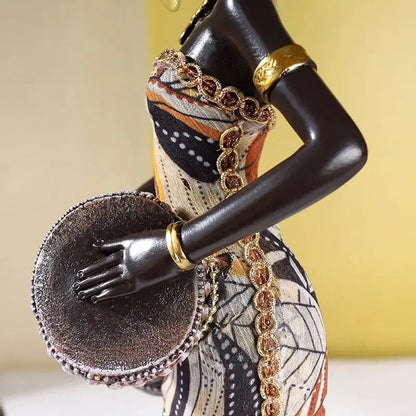 Afro Musicians Sculpture