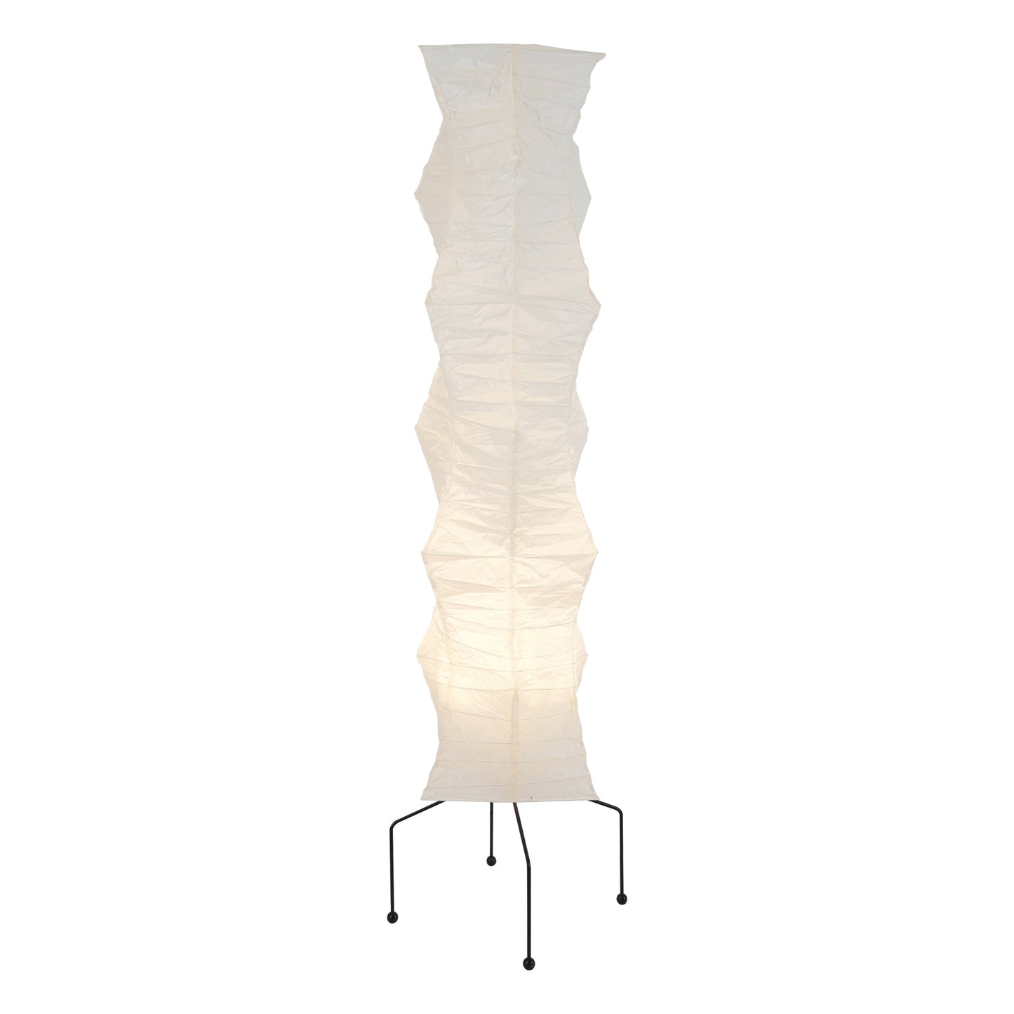 Rice paper floor lamp