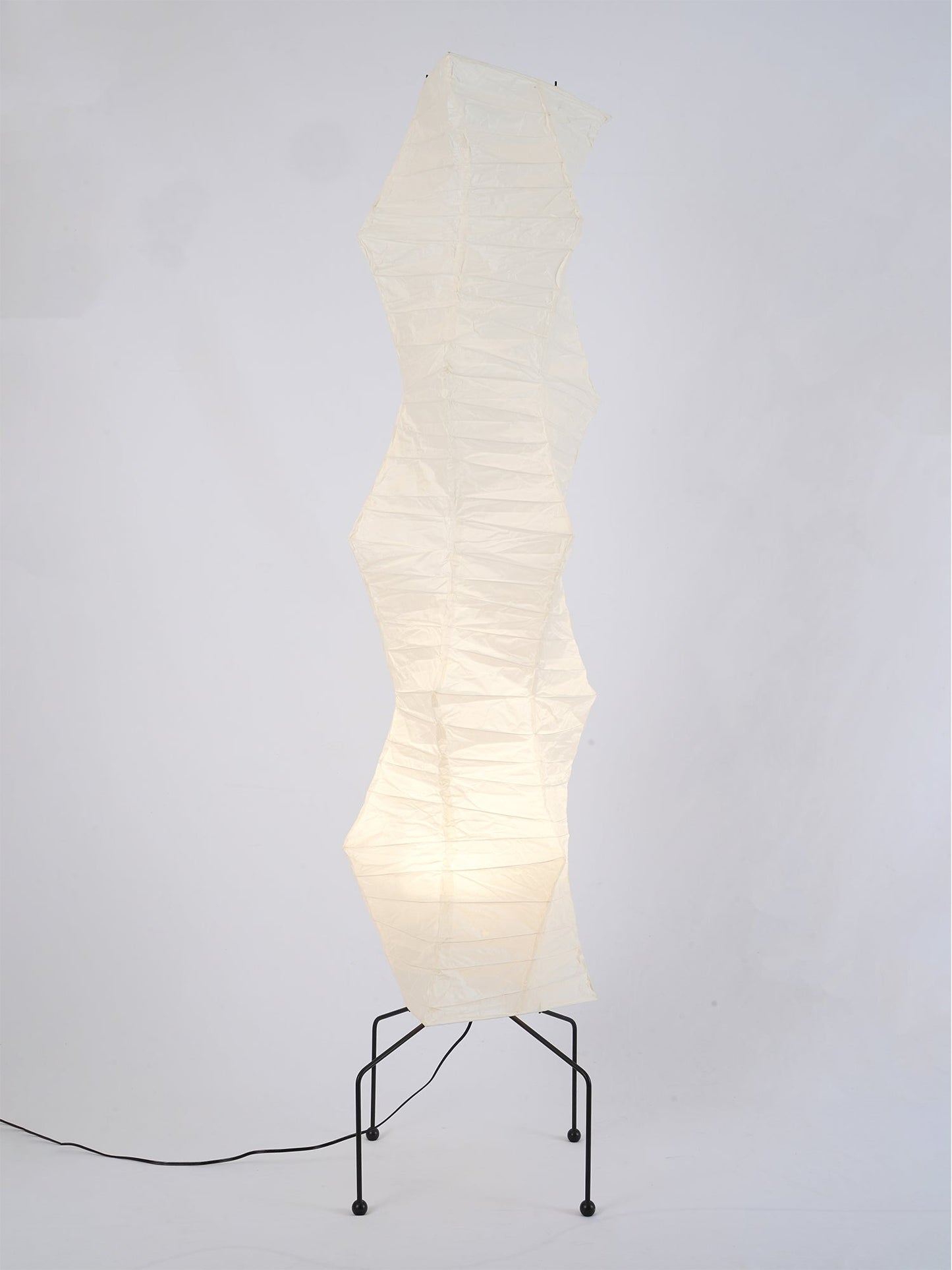 Rice paper floor lamp