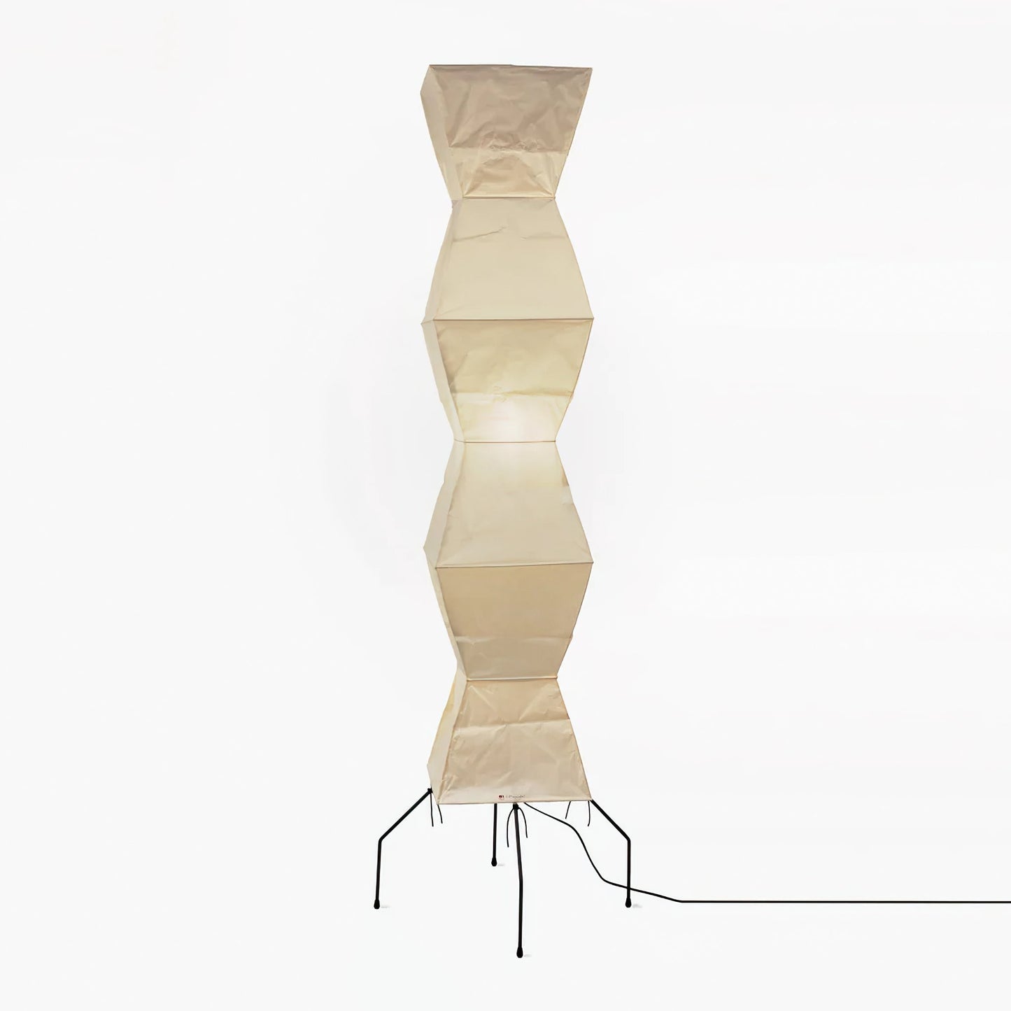 Rice paper floor lamp