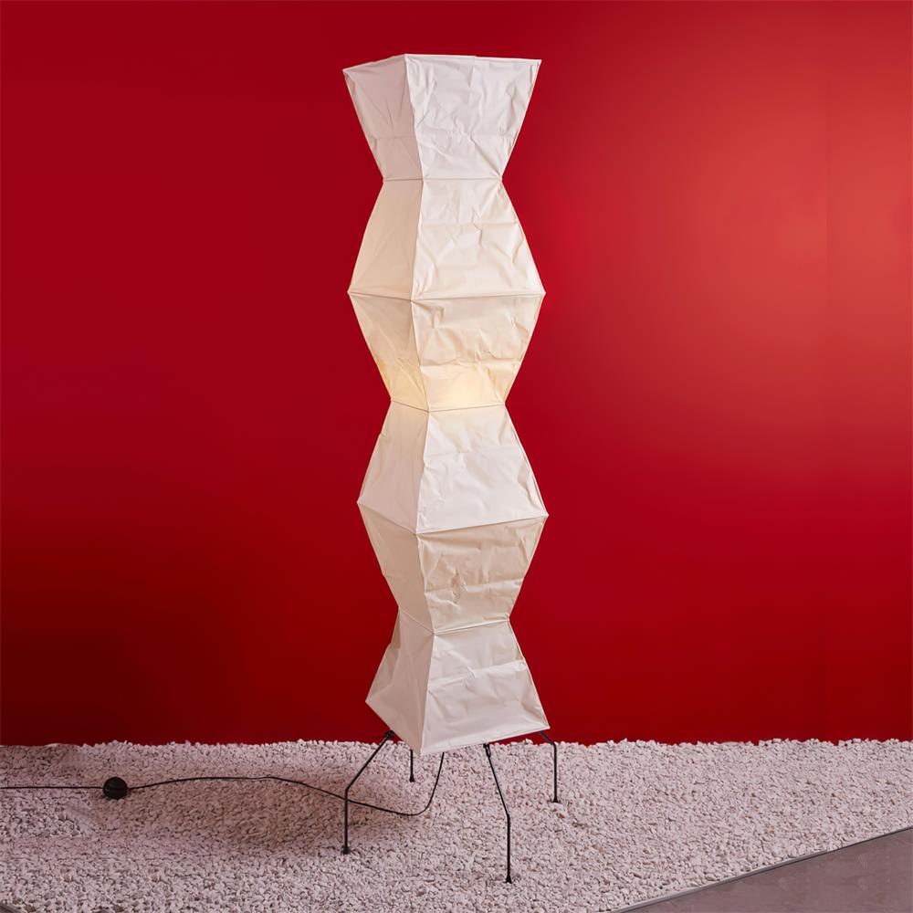 Rice paper floor lamp