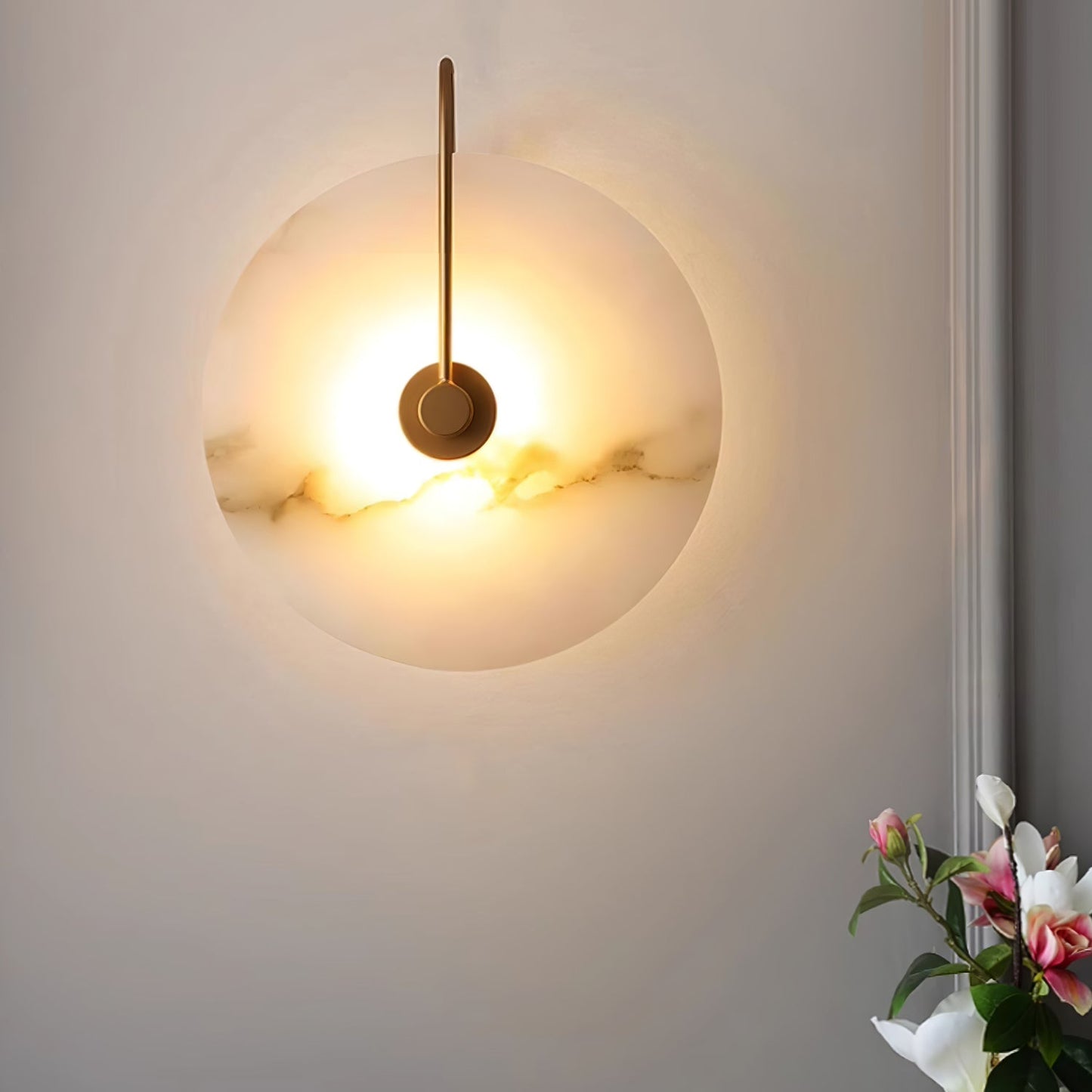 Alabaster LED Wall Light