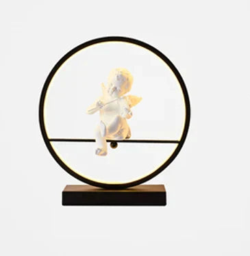 GuardianGlow - Angel Doll Table Lamp