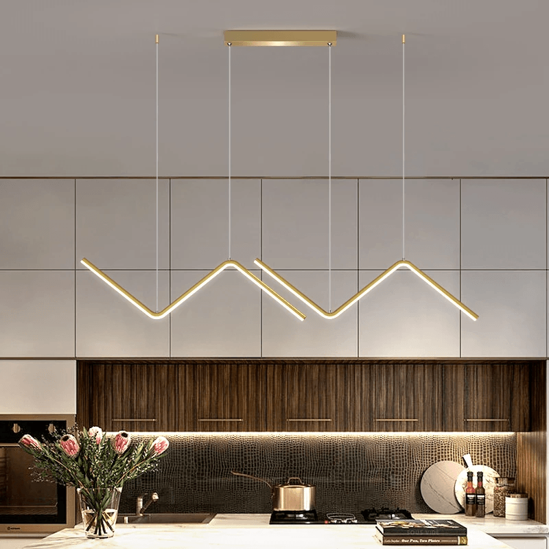 Wave Shaped Pendant Light