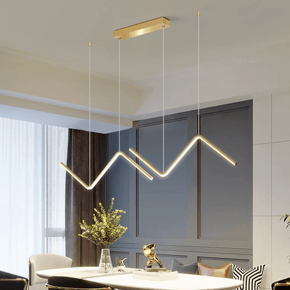 Wave Shaped Pendant Light