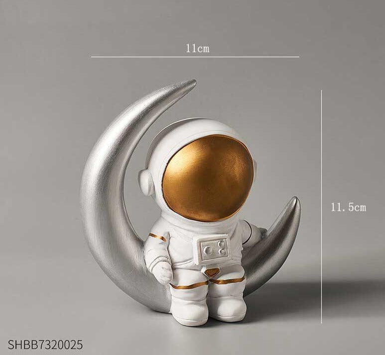 Astronaut Figure Statue Spaceman Sculpture