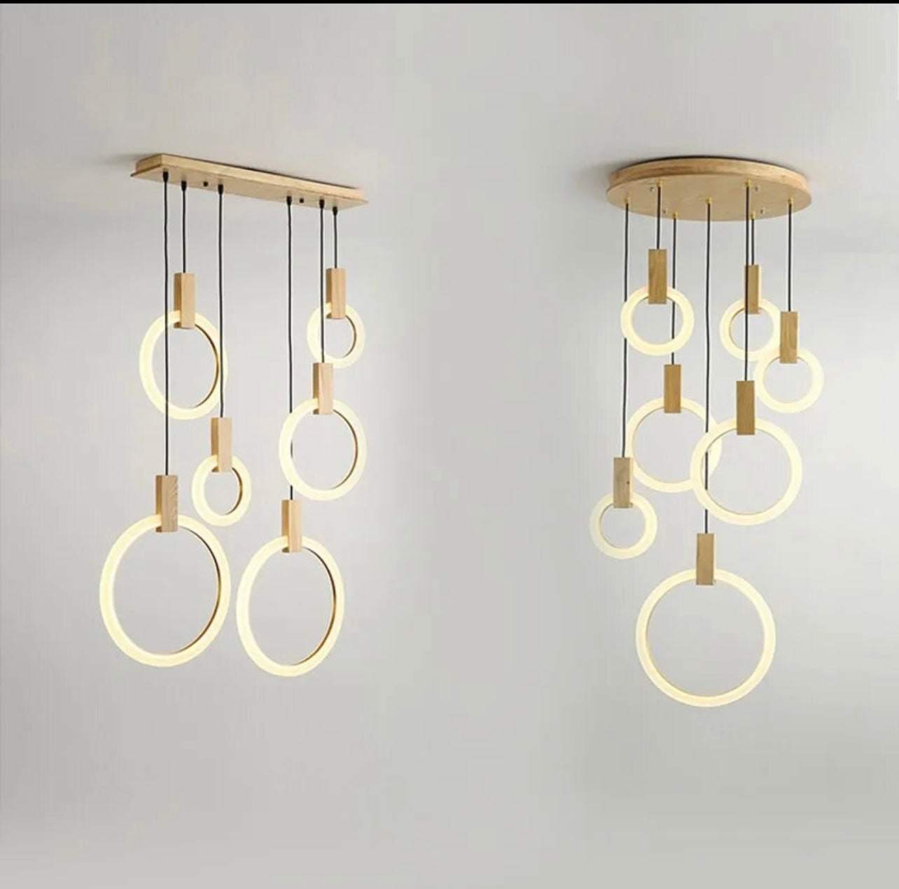 Hanging Ring Light Chandelier lamp