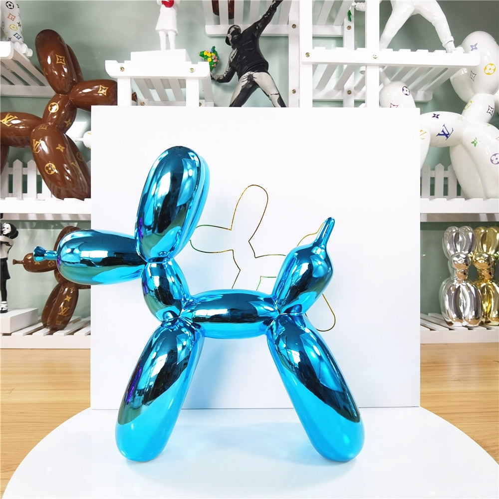 Ceramic Balloon Dog Abstract Ornament