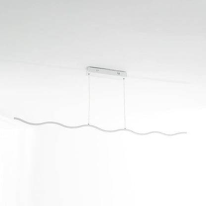 LouiseGlow - Modern LED hanging lamp in black and white