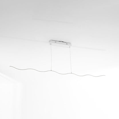 LouiseGlow - Modern LED hanging lamp in black and white